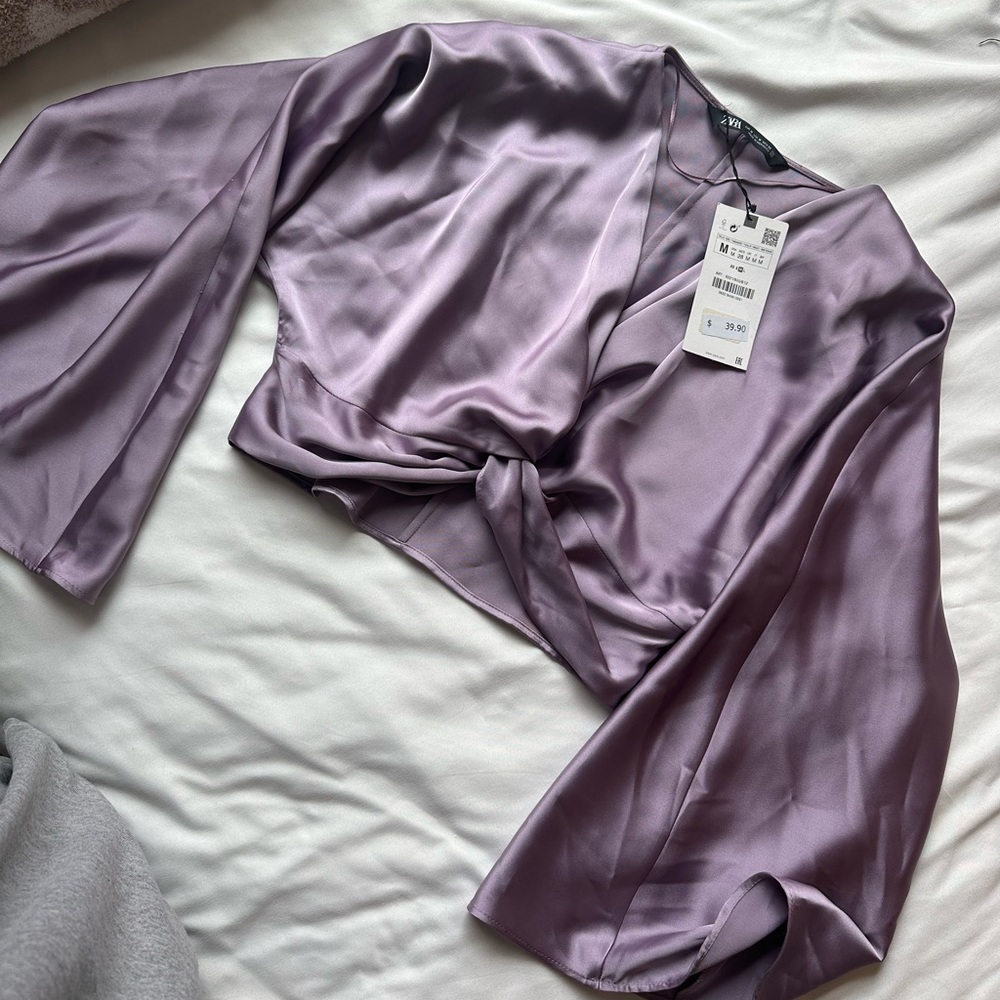 Zara Satin Blouse